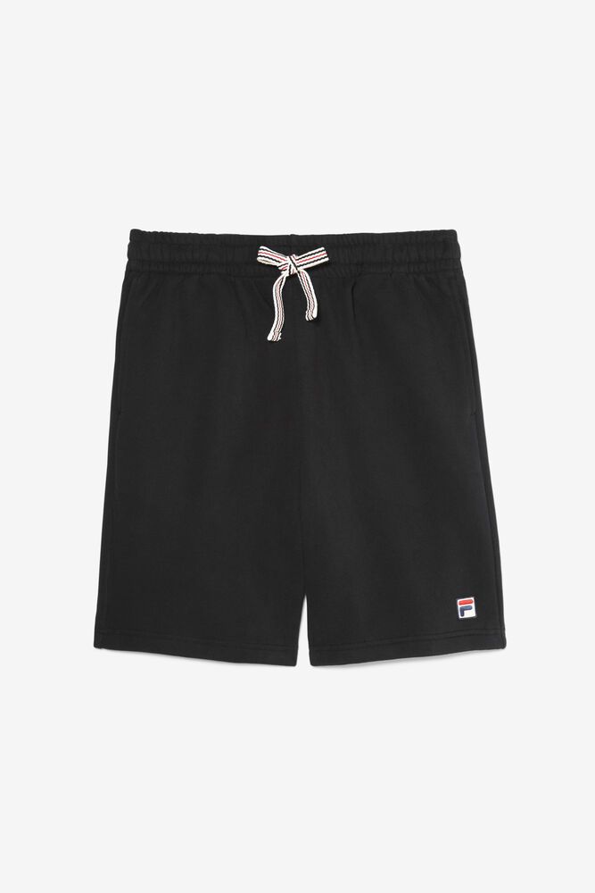 Fila Miesten Shortsit Vico Mustat - NZLF-35279